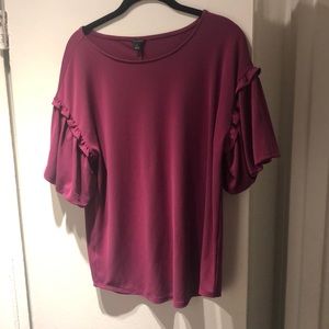 Magenta blouse